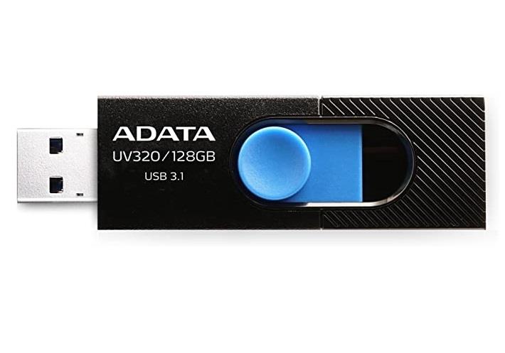 MÄLUPULK FLASH USB3 128GB/BLACK AUV320-128G-RBKBL ADATA