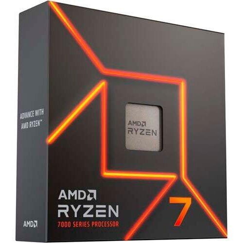 CPU|AMD|Desktop|Ryzen 7|R7-7700X|4500 MHz|Cores 8|32MB|Socket SAM5|105 W...