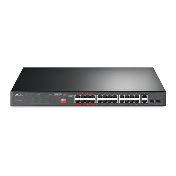 Switch|TP-LINK|TL-SL1226P|Desktop/pedestal|24x10Base-T / 100Base-TX|2x10...