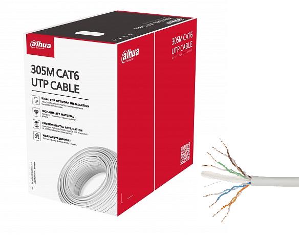 CABLE CAT6 UTP 305M WHITE/PFM920I-6UN-C DAHUA