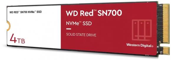 SSD|WESTERN DIGITAL|Red SN700|4TB|M.2|NVMe|Write speed 3100 MBytes/sec|R...