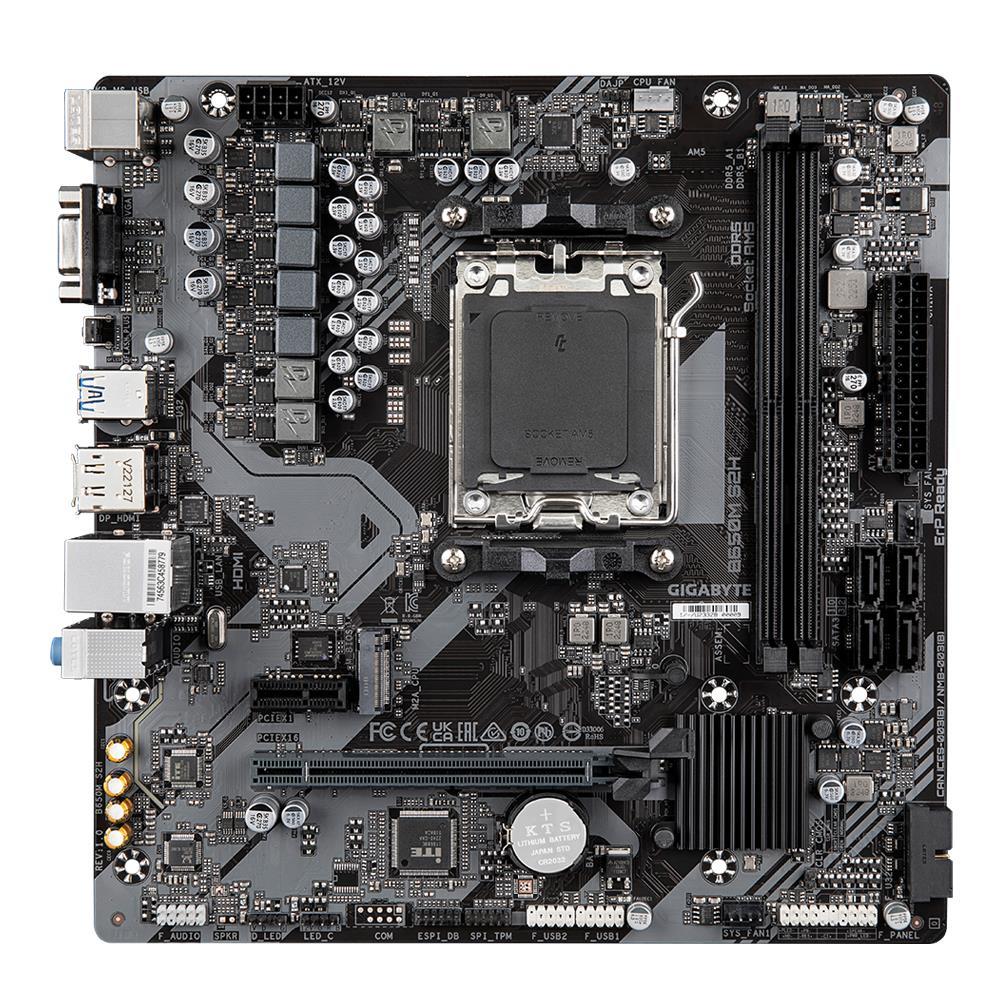 Emaplaat|GIGABYTE|AMD B650|SAM5|Micro-ATX|Memory DDR5|Memory slots 2|1x&...