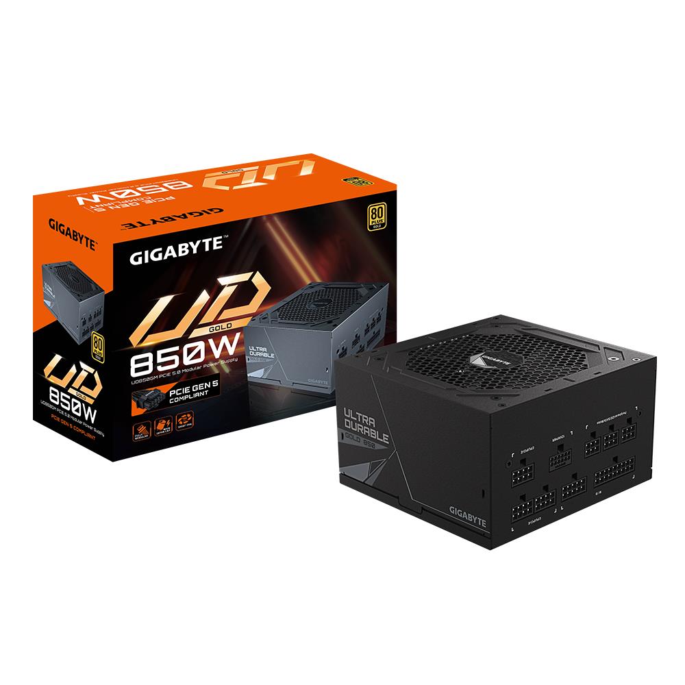 Power Supply|GIGABYTE|850 Watts|Efficiency 80 PLUS GOLD|PFC Active|MTBF ...