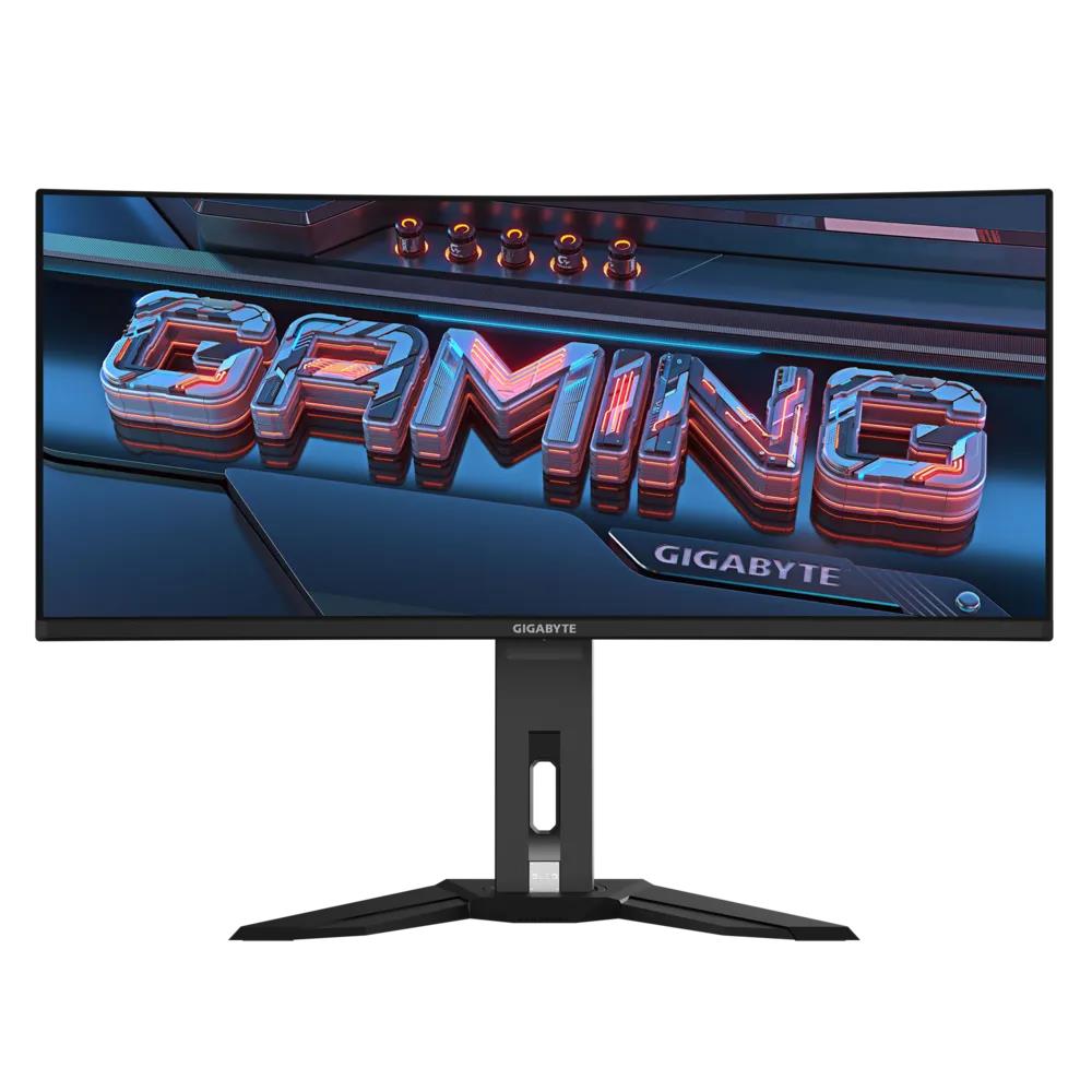 LCD Monitor|GIGABYTE|MO34WQC2 EK|34″|Mänguri/Curved/21 : 9|Panel OL…