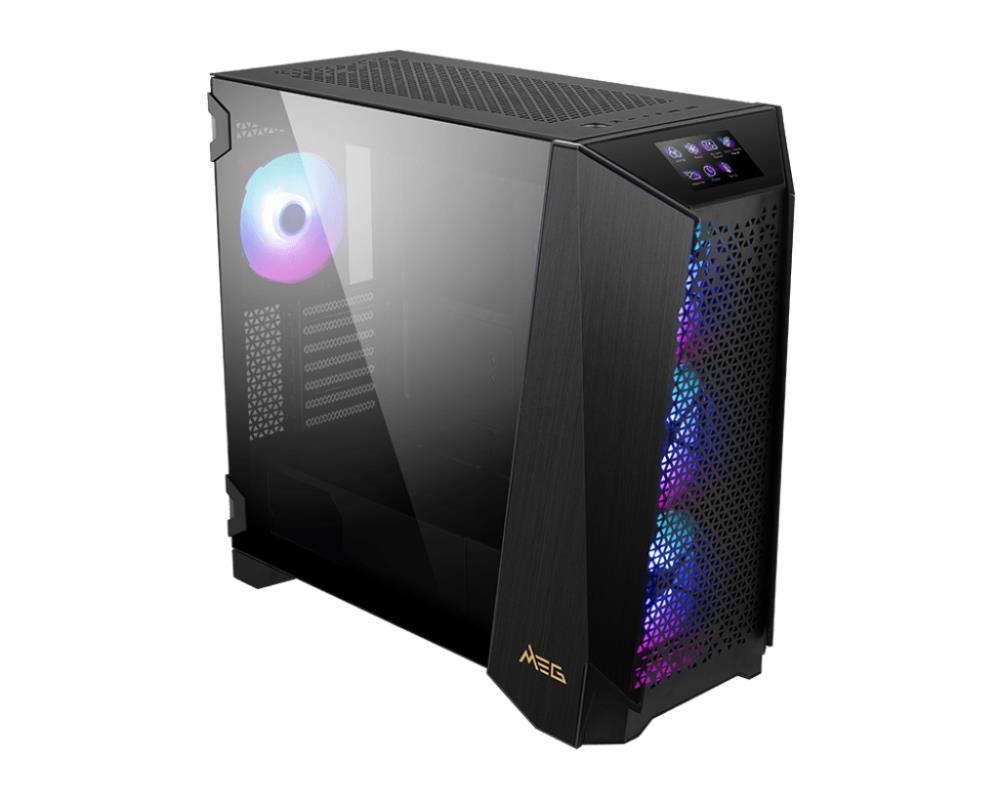 Case|MSI|MEG PROSPECT 700R|MidiTower|Case product features Transparent p...