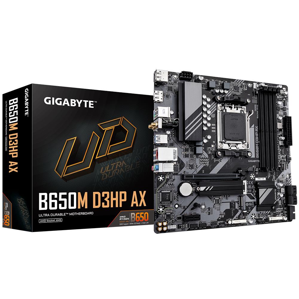 Emaplaat|GIGABYTE|AMD B650|SAM5|Micro-ATX|Memory DDR5|Memory slots 4|1x&...