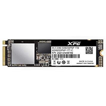 SSD|ADATA|XPG SX8200 Pro|1TB|M.2|PCIE|NVMe|TLC|Write speed 3000 MBytes/s...