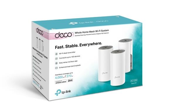 Juhtmevaba Ruuter|TP-LINK|Juhtmevaba Ruuter|3-pack|1167 Mbps|Mesh|IEEE 8...