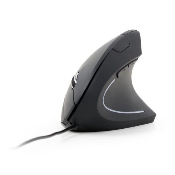 Hiir USB OPTICAL BLACK/ERGONOMIC MUS-ERGO-01 GEMBIRD