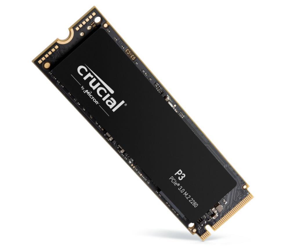 SSD|CRUCIAL|P3|4TB|M.2|PCIE|NVMe|3D NAND|Write speed 3000 MBytes/sec|Rea...