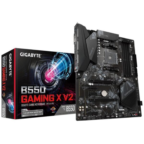 Emaplaat|GIGABYTE|AMD B550|SAM4|ATX|Memory DDR4|Memory slots 4|3xPCI-Ex...