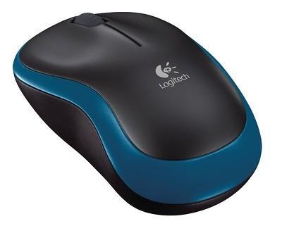 MOUSE USB OPTICAL WRL M185/BLUE 910-002239 LOGITECH