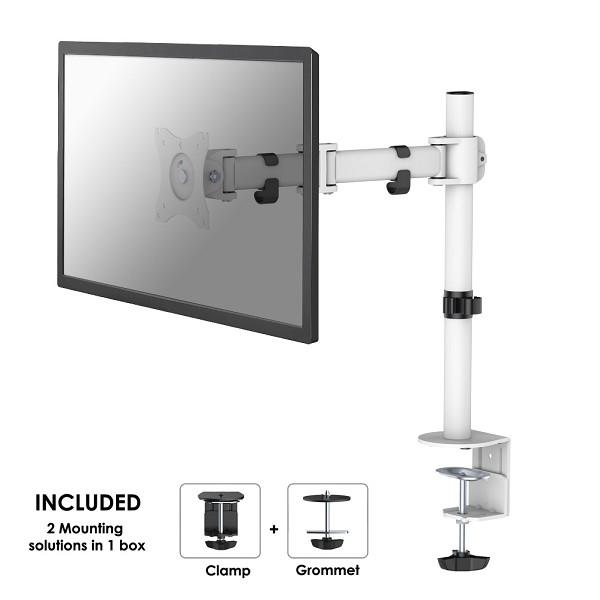 MONITOR ACC DESK MOUNT/10-30″ NM-D135WHITE NEOMOUNTS