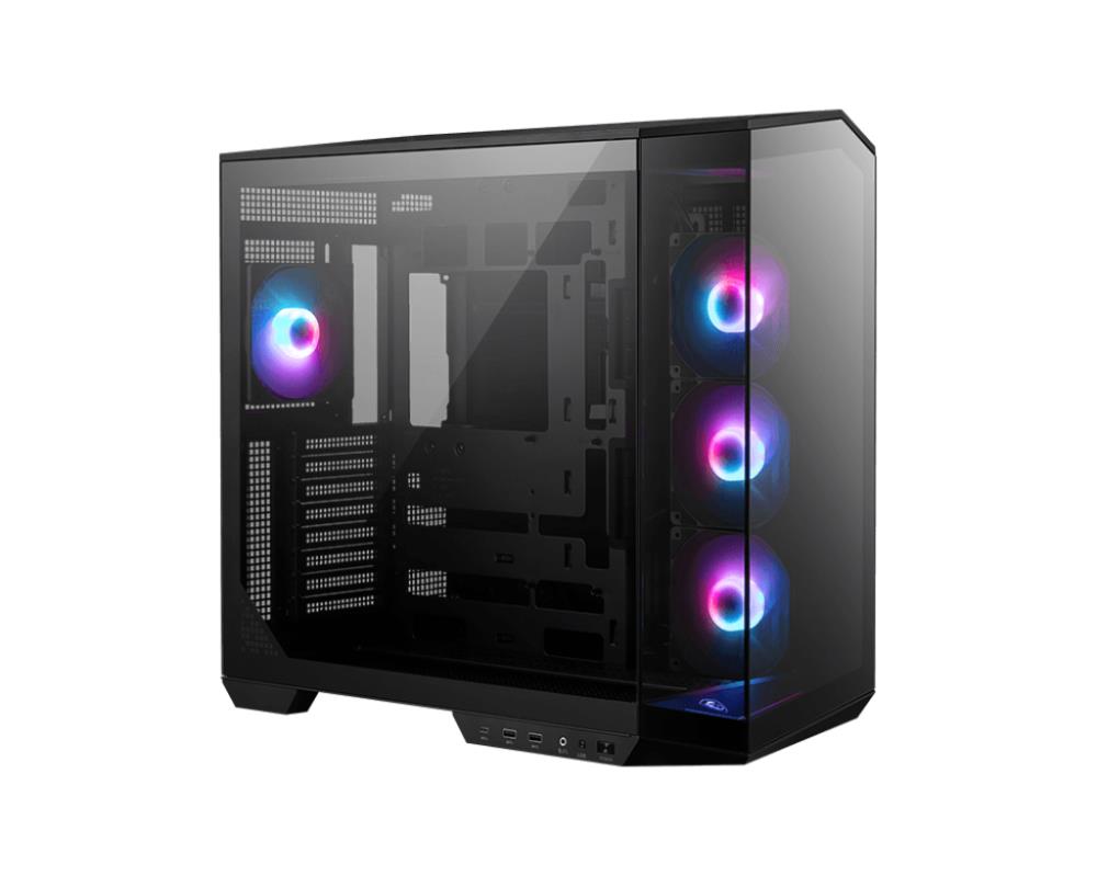 Case|MSI|MAG PANO 100R PZ|MidiTower|Case product features Transparent pa...