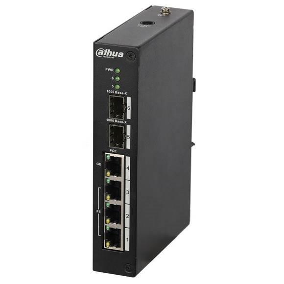 Switch|DAHUA|PFS3206-4P-96|Type L2|3x10Base-T / 100Base-TX|1x10Base-T / ...