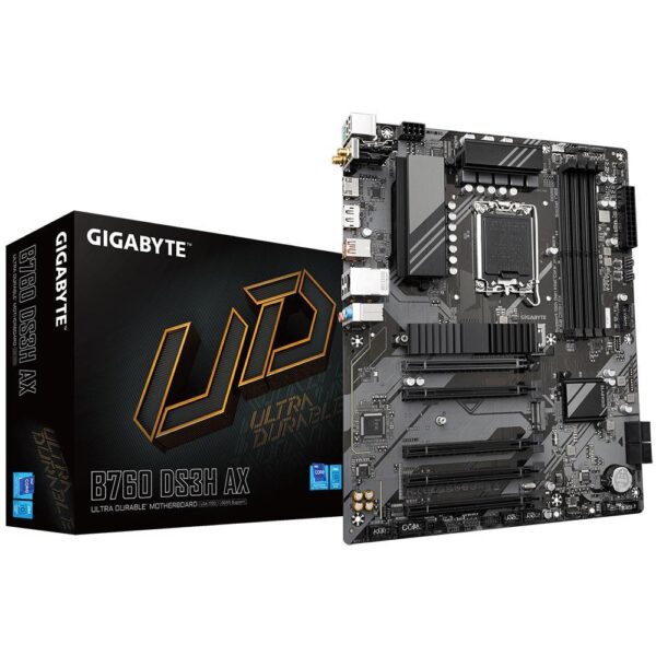 Emaplaat|GIGABYTE|Intel B760 Express|LGA1700|ATX|Memory DDR5|Memory slo...