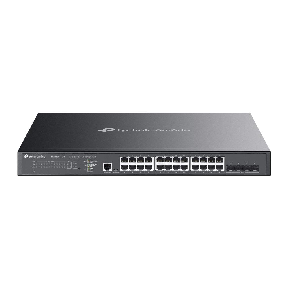 Switch|TP-LINK|Omada|SG3428XPP-M2|Desktop/pedestal|Rack|24×2.5GbE|4...