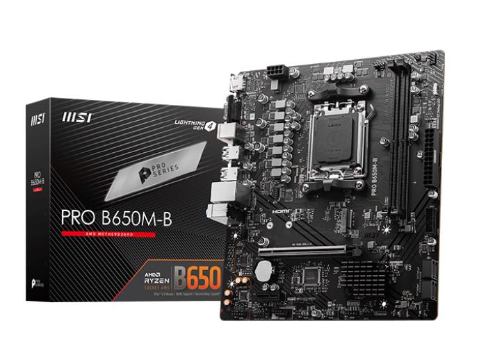 Mainboard|MSI|AMD B650|SAM5|Micro-ATX|Memory DDR5|Memory slots 2|1xPCI-E...