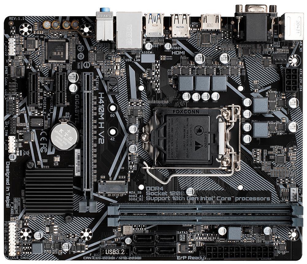 Emaplaat|GIGABYTE|Intel H470 Express|LGA1200|Micro-ATX|Memory DDR4|Memo&...