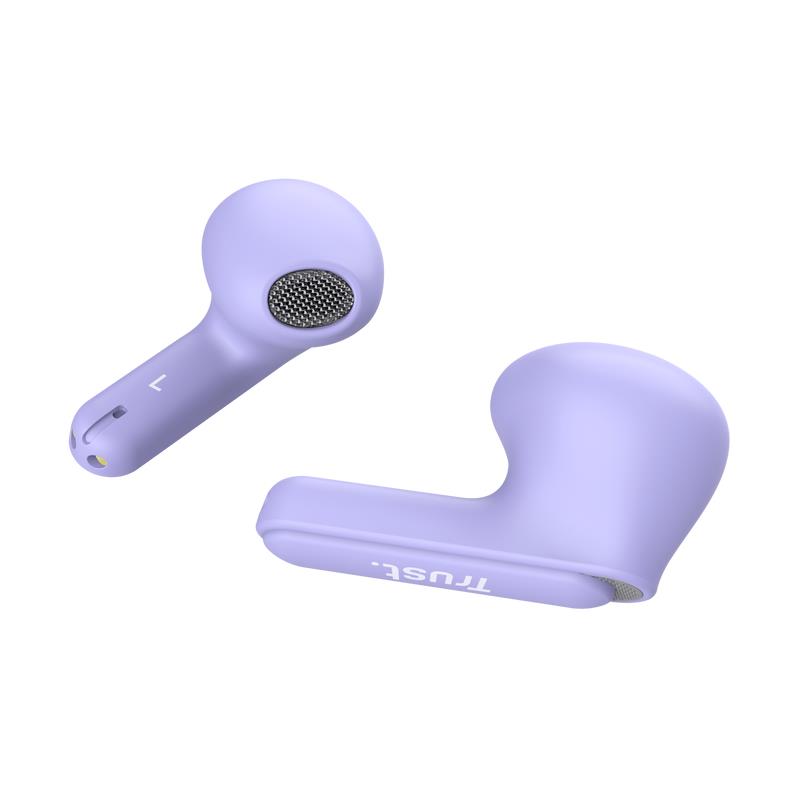 KÕRVAKLAPID EARPHONES YAVI BT ENC/PURPLE 25299 TRUST