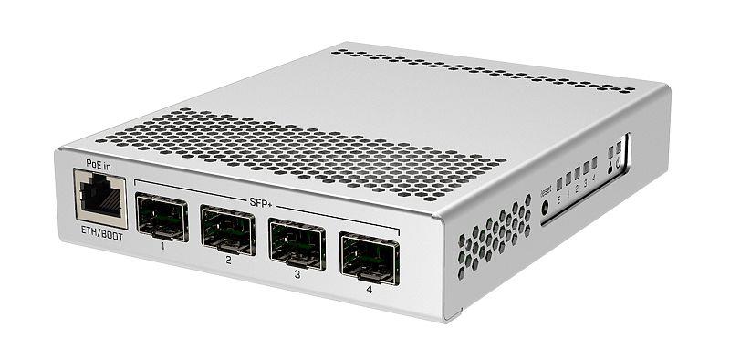 Switch|MIKROTIK|1x10Base-T / 100Base-TX / 1000Base-T|4xSFP+|PoE ports 1|...