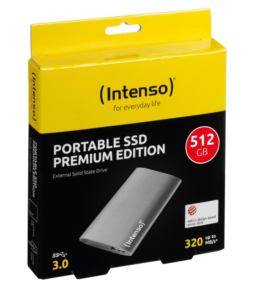 Väline SSD|INTENSO|512GB|USB 3.0|1,8″|3823450