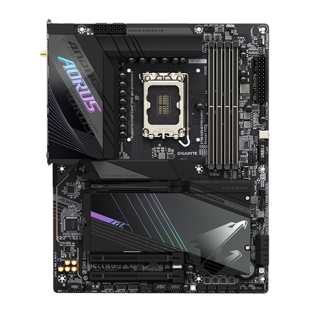 Mainboard|GIGABYTE|Intel Z790|LGA1700|ATX|Memory DDR5|Memory slots 4|1xP...