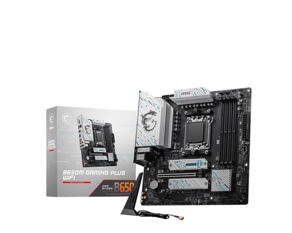 Emaplaat|MSI|AMD B650|SAM5|Micro-ATX|Memory DDR5|Memory slots 4|2xPCI-E&...