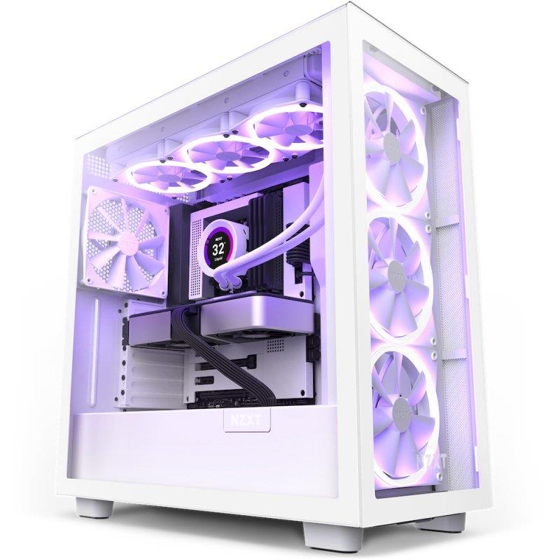 Case|NZXT|H7 Elite|MidiTower|Not included|ATX|MicroATX|MiniITX|Colour Wh...