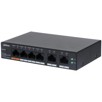 Switch|DAHUA|CS4006-4ET-60|Type L2|Desktop/pedestal|PoE ports 4|CS4006-4...