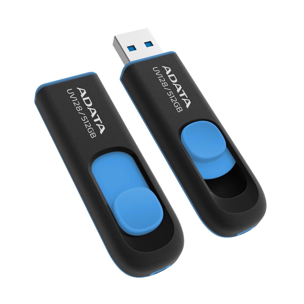 MÄLUPULK FLASH USB3 512GB/BLK/BLUE AUV128-512G-RBE ADATA