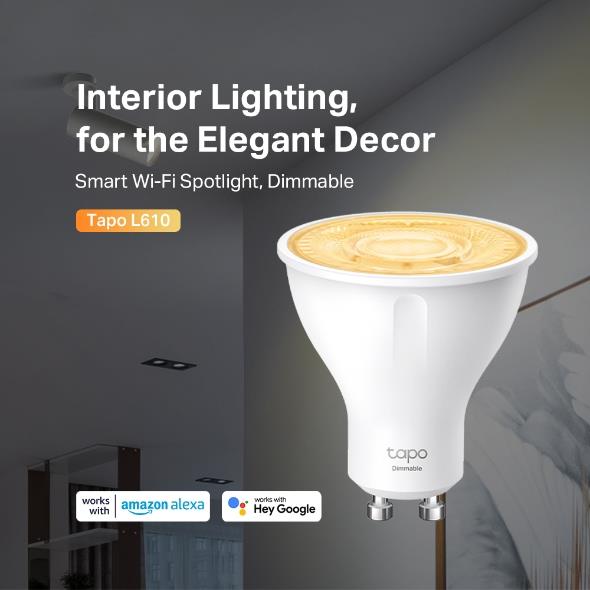 Smart Light Bulb|TP-LINK|Power consumption 2.9 Watts|Luminous flux 350 Lumen|2700 K|Beam angle 40 degrees|TAPOL610