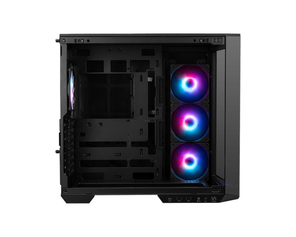 Case|MSI|MAG PANO 100R PZ|MidiTower|Case product features Transparent pa...