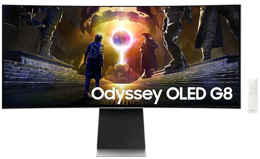 Monitor|SAMSUNG|34″|Gaming/Smart/Curved/21 : 9|Panel OLED|3440&#21...