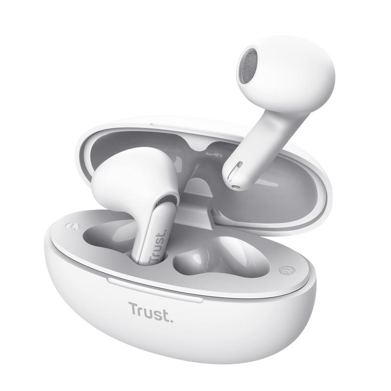 KÕRVAKLAPID EARPHONES YAVI BT ENC/WHITE 25173 TRUST