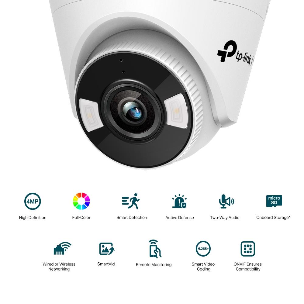 NET KAAMERA TURRET H.264 4MP/VIGI C440-W(4MM) TP-LINK