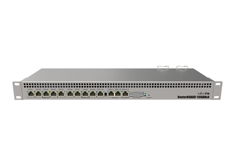 NET Ruuter 10/100/1000M 13PORT/RB1100X4 MIKROTIK