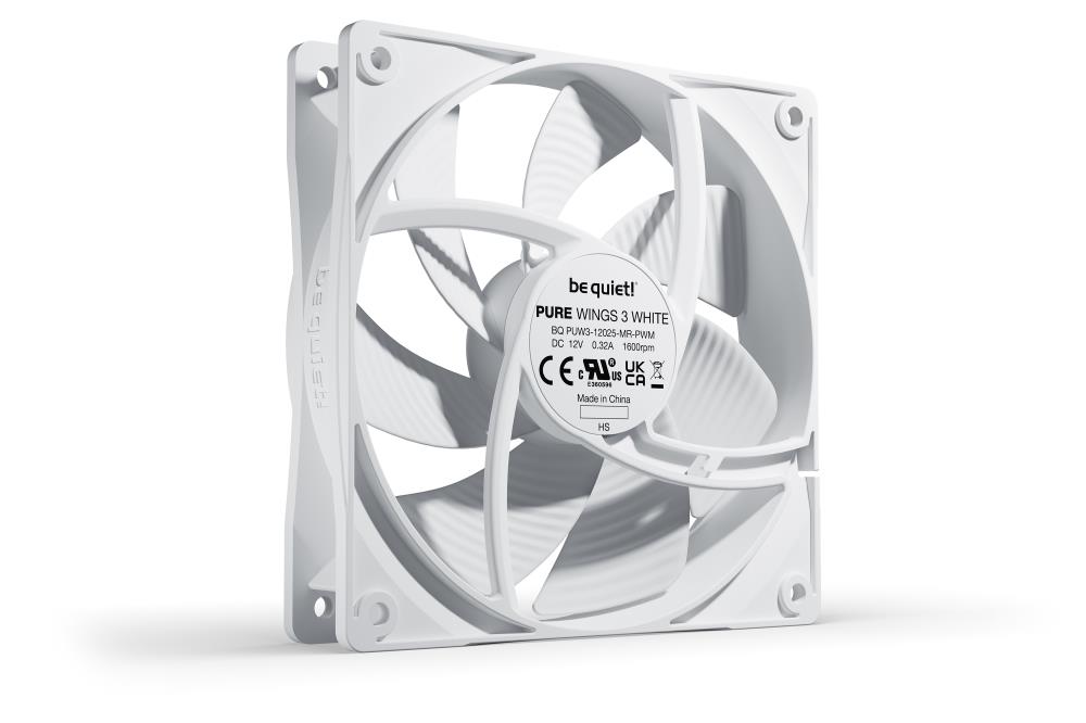 Ventilaator 120MM PURE WINGS 3/WHITE PWM BL110 BE QUIET