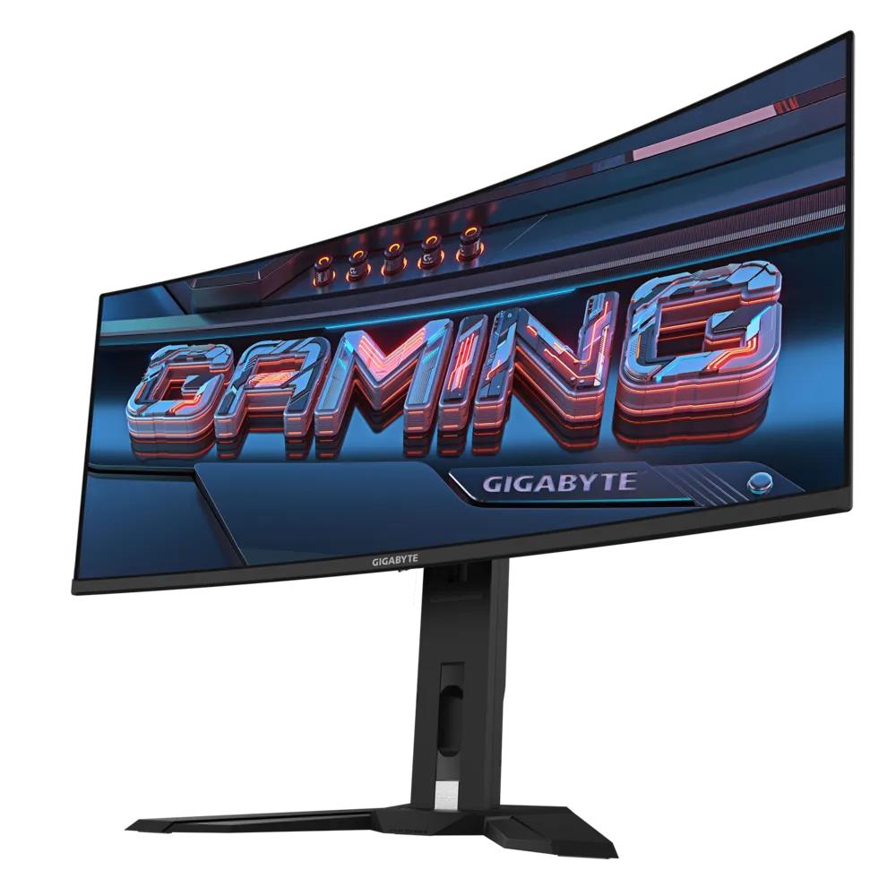 LCD Monitor|GIGABYTE|MO34WQC2 EK|34″|Mänguri/Curved/21 : 9|Panel OL…