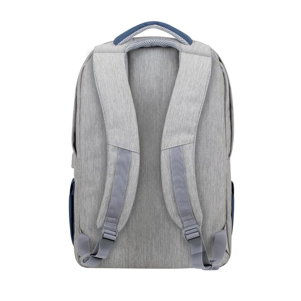 NB BACKPACK ANTI-THEFT 17.3″/7567 GREY/DARK BLUE RIVACASE