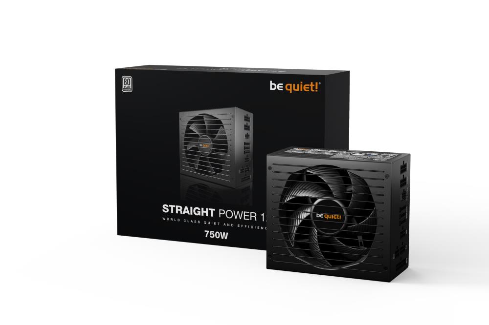 Power Supply|BE QUIET|750 Watts|Peak Power 820 Watts|Efficiency 80 PLUS ...