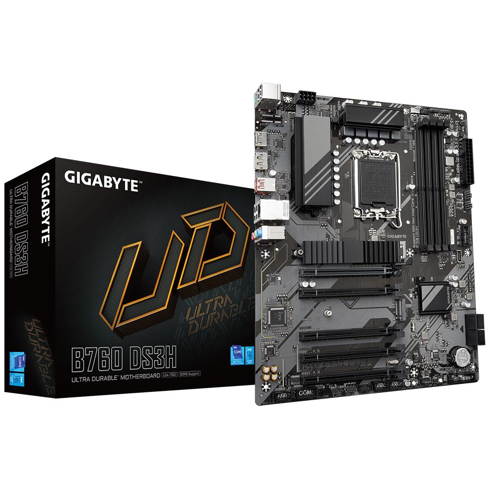 Mainboard|GIGABYTE|Intel B760 Express|LGA1700|ATX|Memory DDR5|Memory slo...