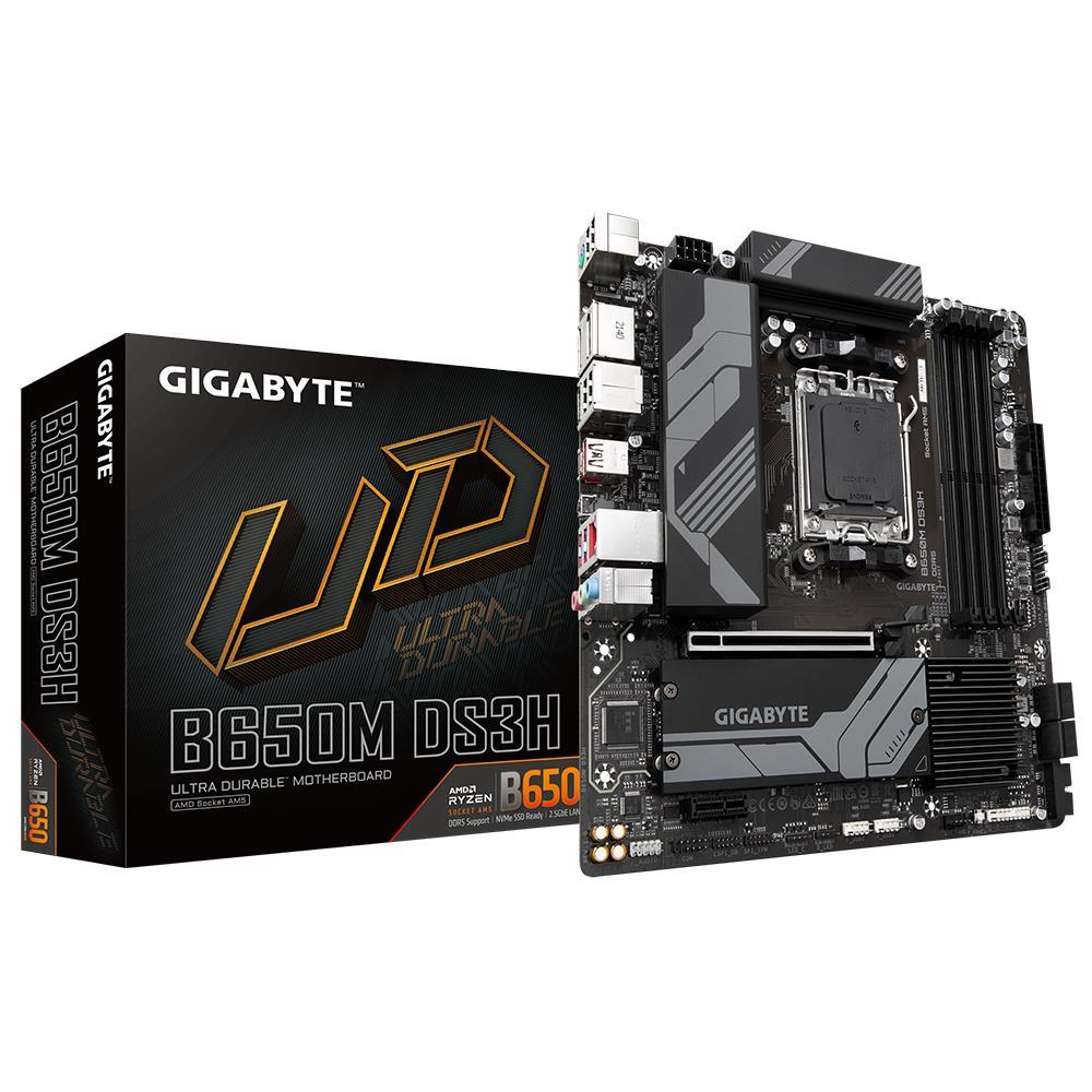 Emaplaat|GIGABYTE|AMD B650|Micro-ATX|Memory DDR5|Memory slots 4|1xPCI-E&...