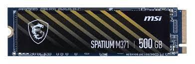 SSD|MSI|SPATIUM M371|500GB|M.2|PCIE|NVMe|3D NAND|Write speed 1150 MBytes...