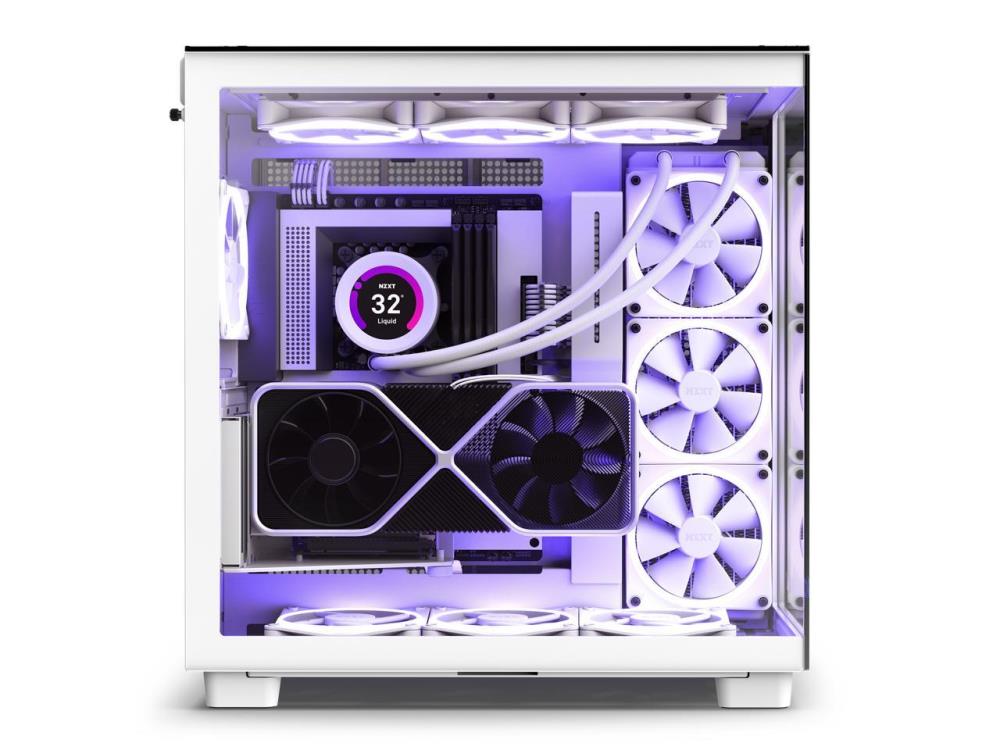 Case|NZXT|H9 Elite|MidiTower|Case product features Transparent panel|Not included|ATX|MicroATX|MiniITX|Colour White|CM-H91EW-01