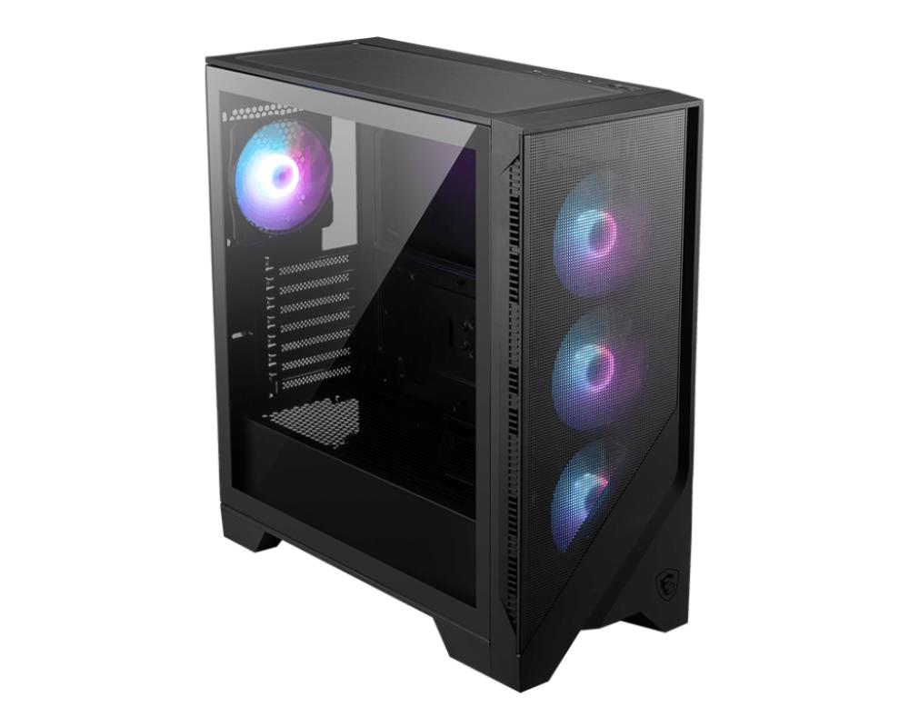 Case|MSI|MAG FORGE 321R AIRFLOW|MidiTower|Case product features Transpar...