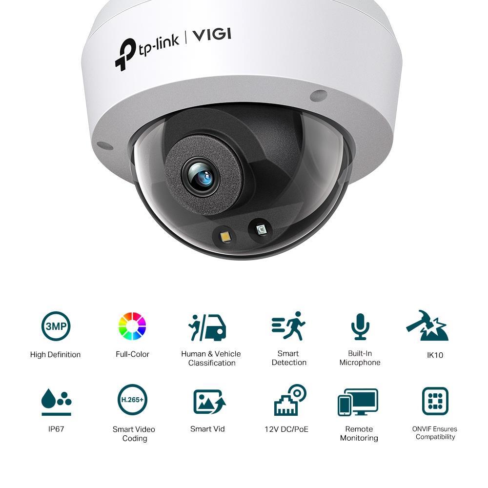 NET CAMERA 3MP IR DOME/VIGI C230(4MM) TP-LINK