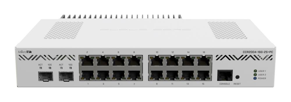 NET Ruuter 1000M 16PORT/CCR2004-16G-2S+PC MIKROTIK