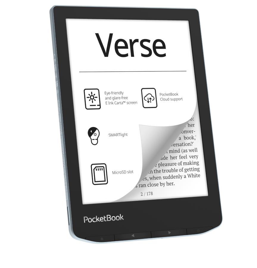 E-Reader|POCKETBOOK|Verse|6″|1024×758|1xUSB-C|Micro SD|Wirele...