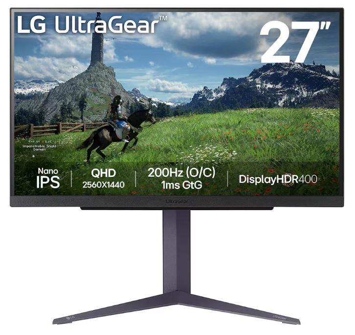 LCD Monitor|LG|27″|Panel IPS|2560×1440|16:9|180Hz|1 ms|Pivot|...